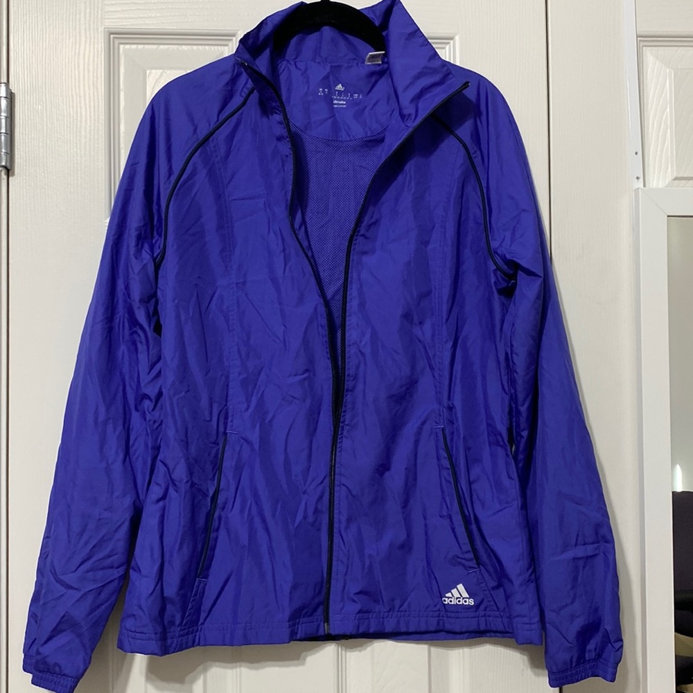 ADIDAS Climalite wind breaker jacket size small